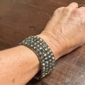 Sparkling green beaded Bracelet